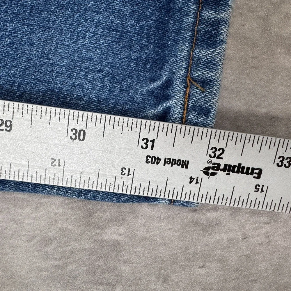 Vintage Wrangler Jeans Mens 31x34 Blue 13MWZ Straight Denim Pants Western USA